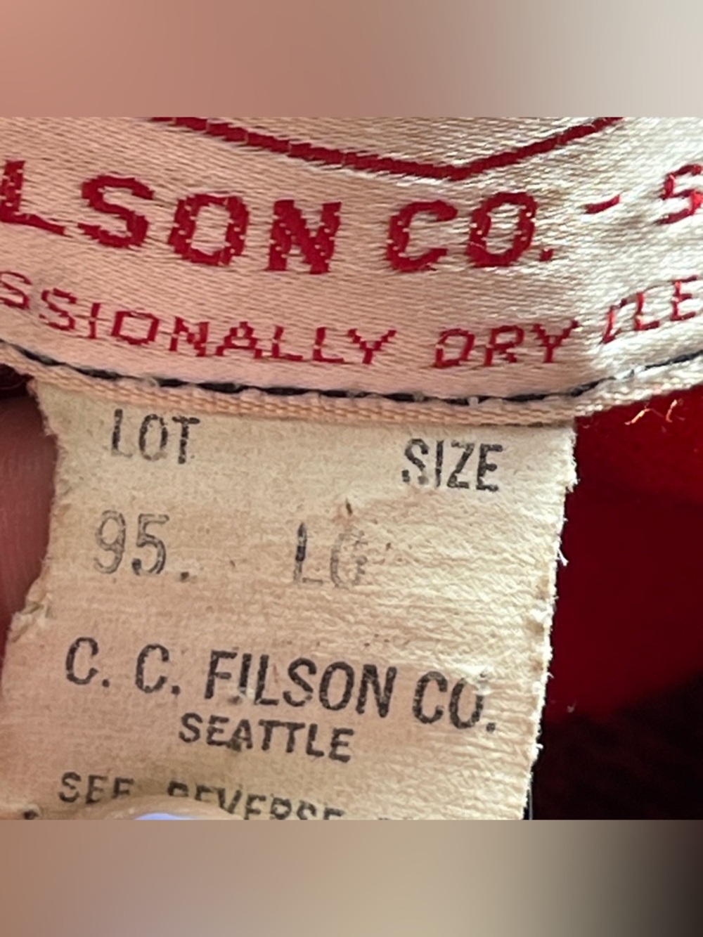 Vintage Filson Mackinaw Cruiser Wool Cape Coat - Picture 4 of 12